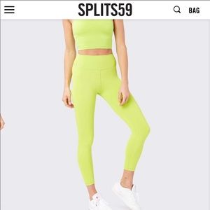 SPLITS59 Neon Leggings *WORN ONCE*